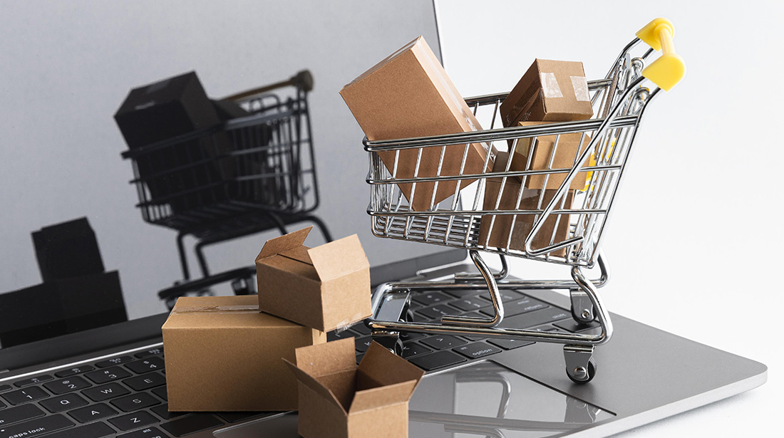 Panier abandonné sur une boutique en ligne